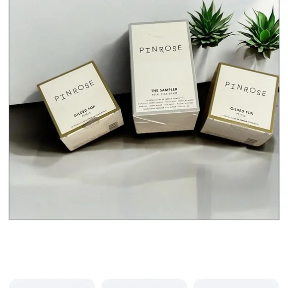 PINROSE Petals Fragrance Towlettes im Gilded Fox & The Sampler - Picture 1 of 1